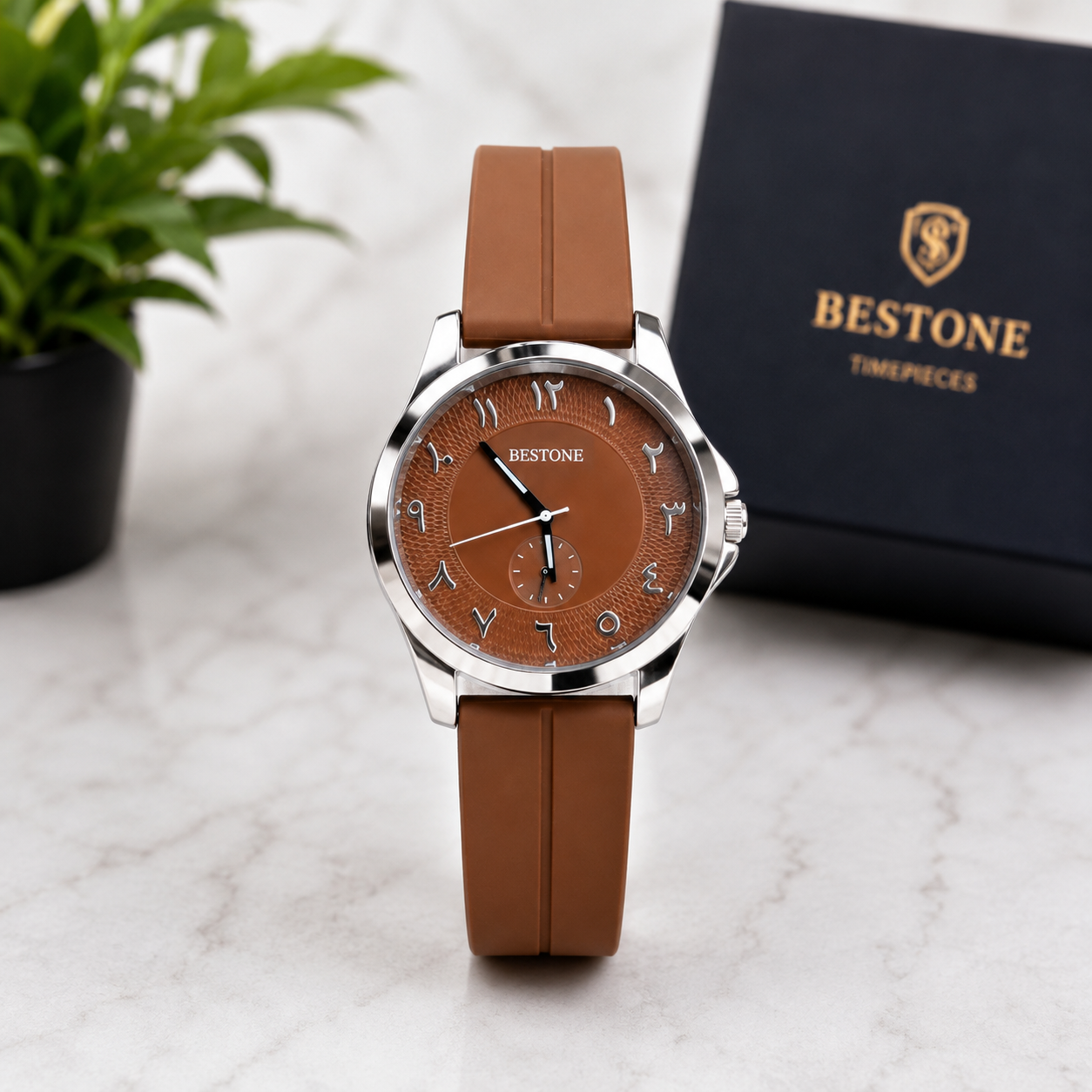 Bestone Classic Brown Elegance Watch
